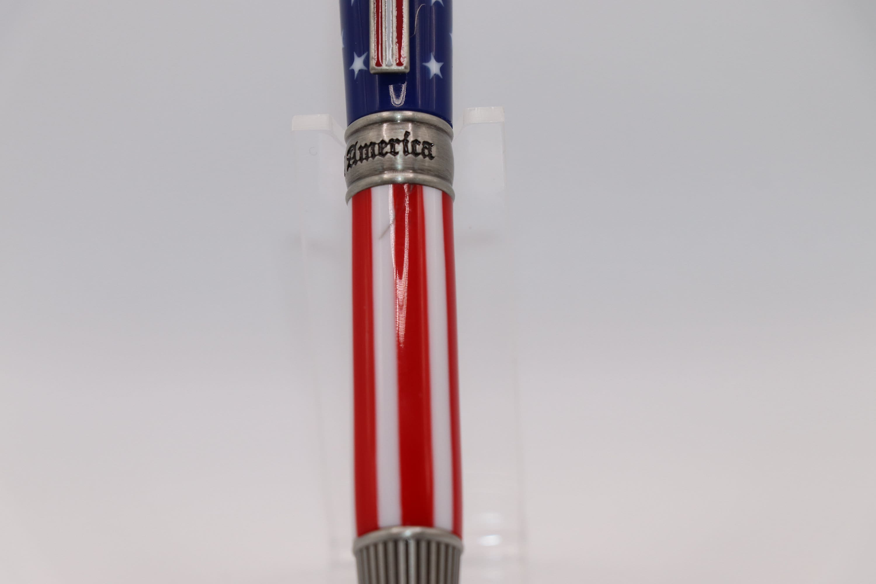 Stars and Stripes Patriot Pen with Pewter Finish