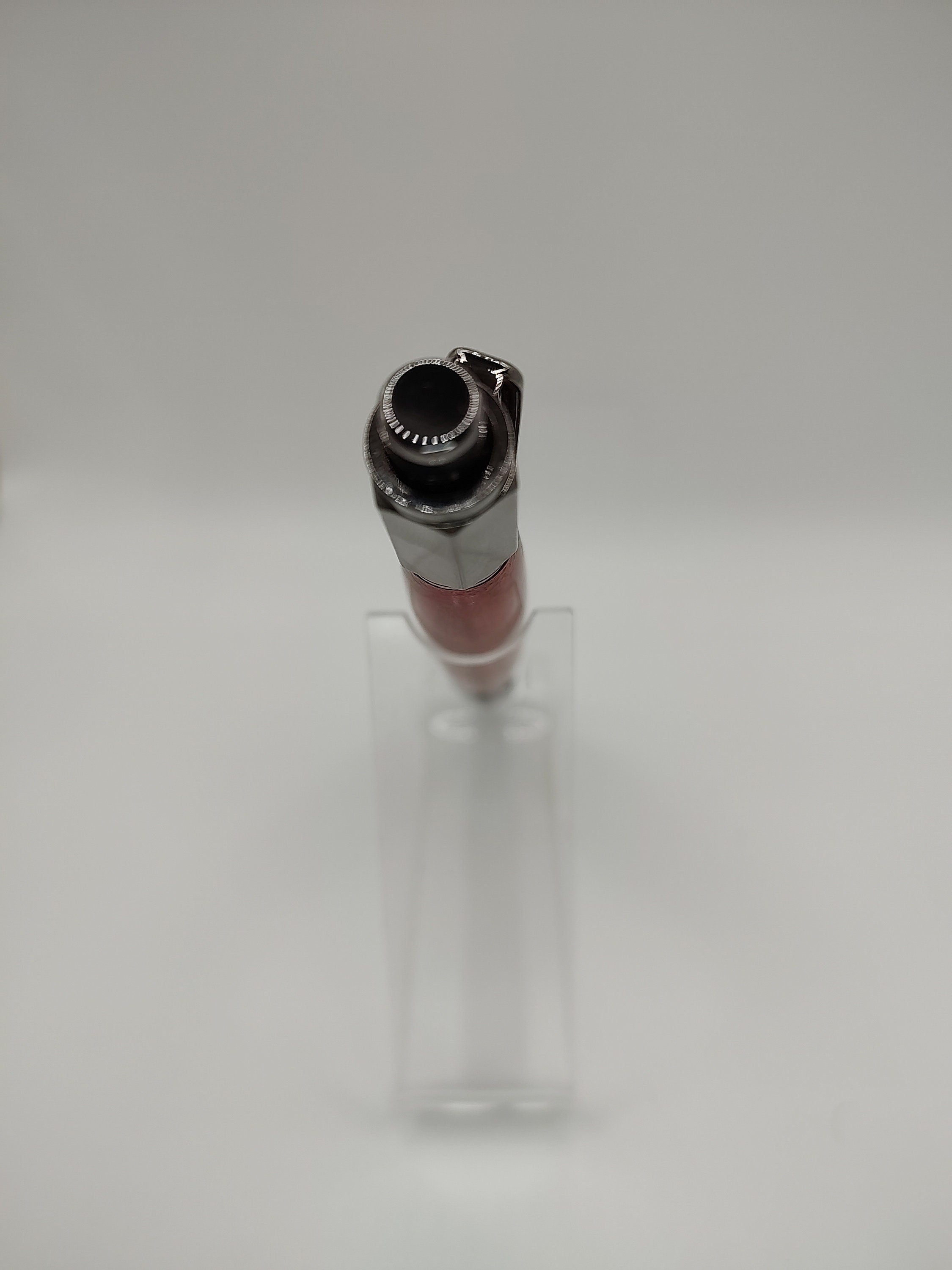 Vertex Click Pen in Purple Heart Wood with Gun Metal Finish