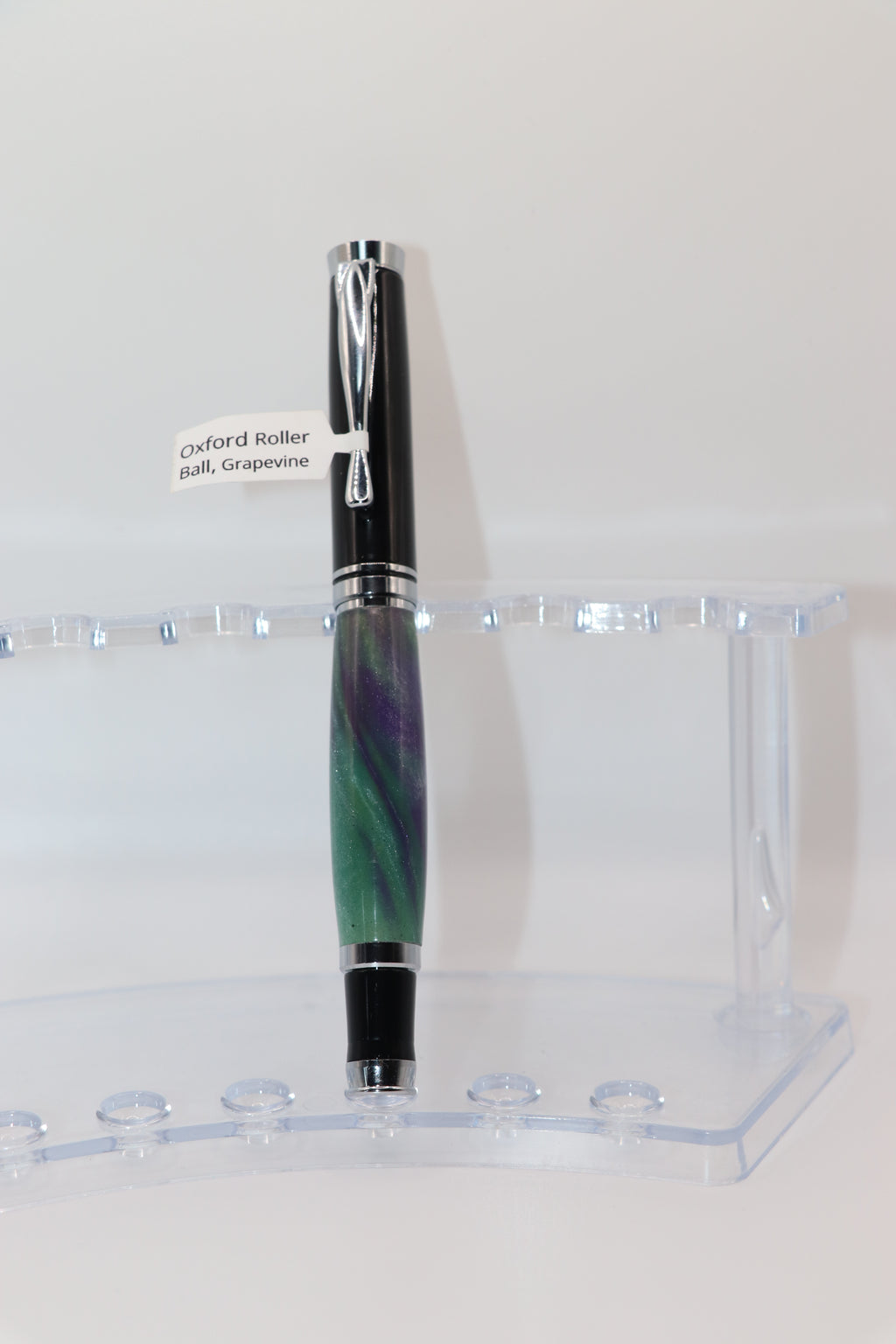 Oxford style Roller Ball, Click off and store cap, gold or chrome accent