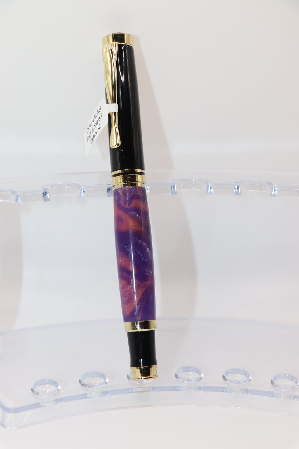 Oxford style Roller Ball, Click off and store cap, gold or chrome accent