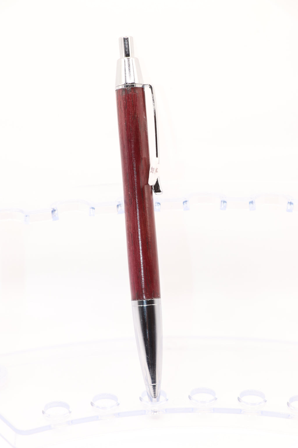 Purple Heart Click Pen with chrome trim
