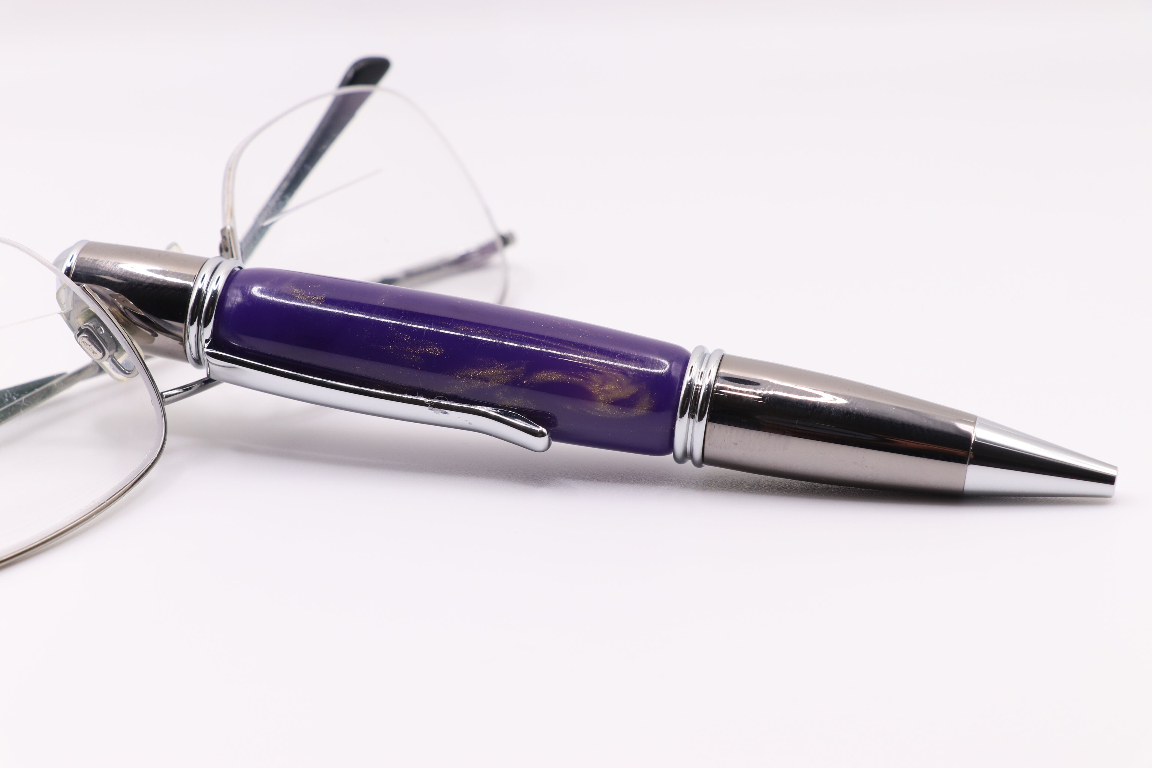 Purple and Gold Gatsby Twist Pen