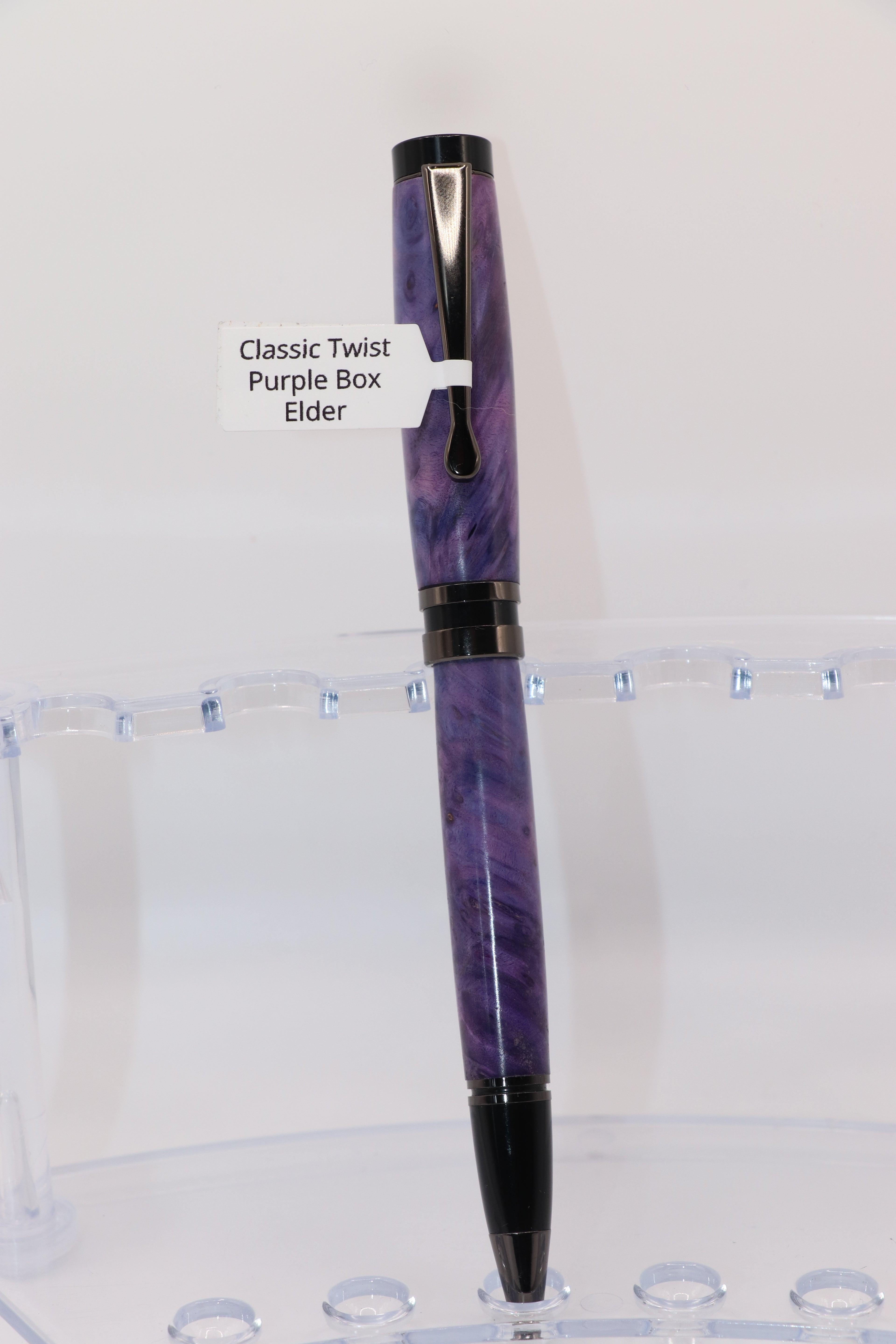 Classic Design Twist Pen in Purple Box Elder