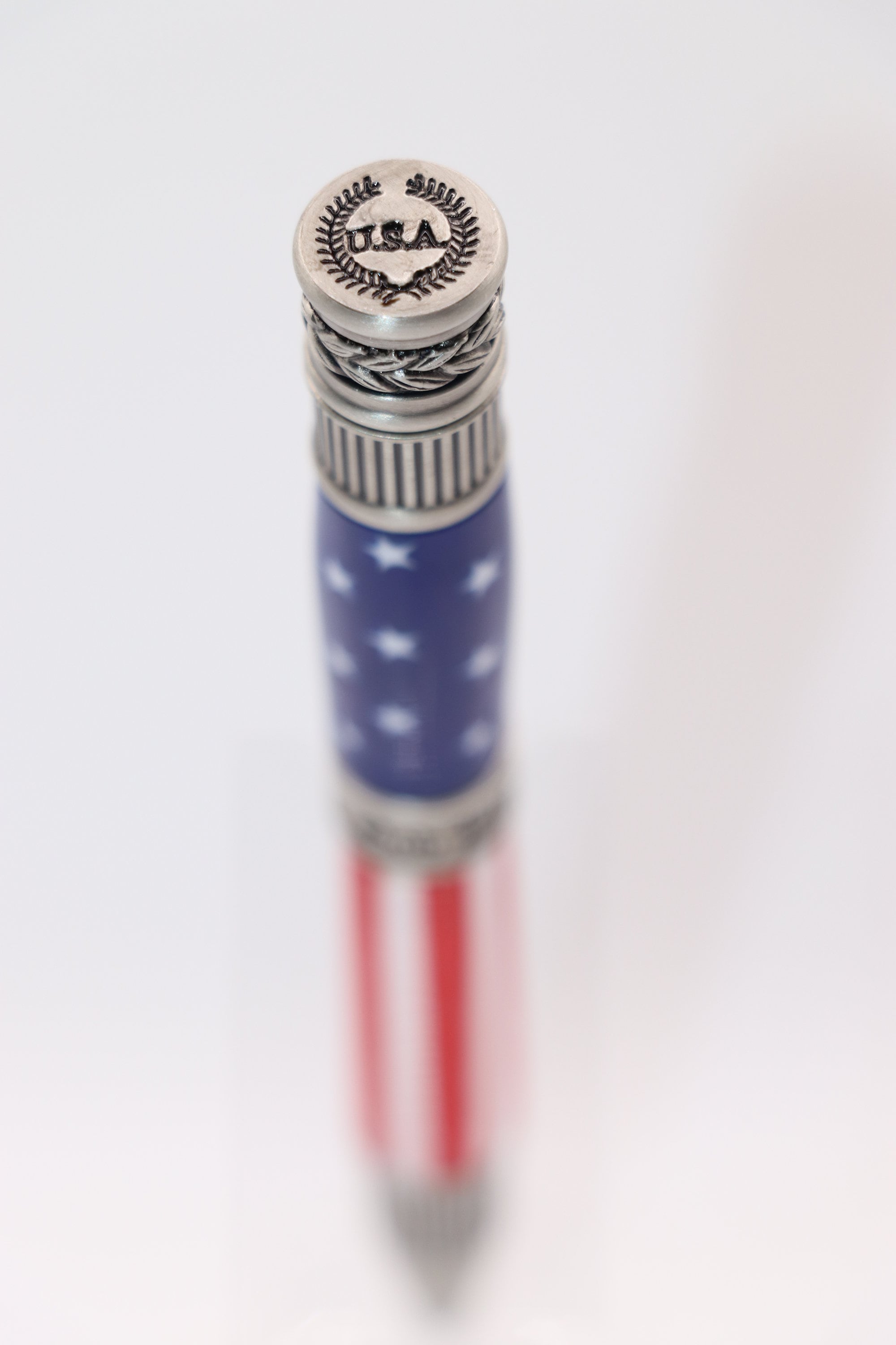 Stars and Stripes Patriot Pen with Pewter Finish