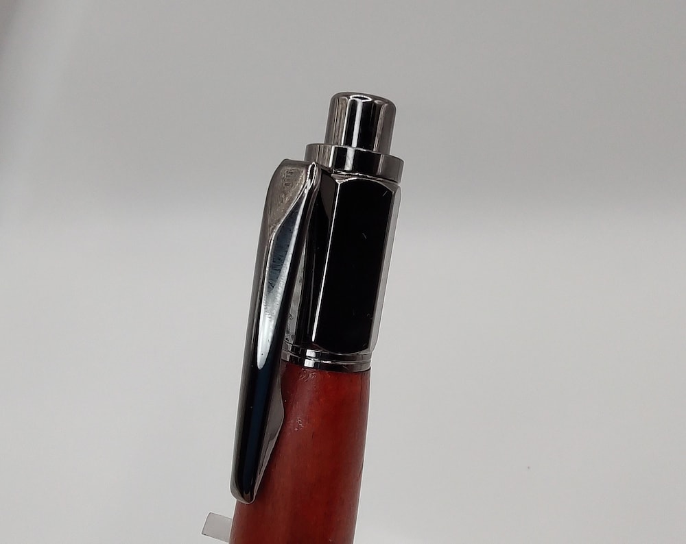 Vertex Click Pen with Gun Metal Trim